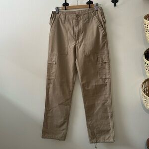 Small Unisex Cargo Pants Adjustable Waist.